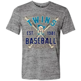 Minnesota Twins Fanatics Streak of Wins Speckled T-Shirt