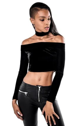 Mortuary Unholy Bardot Top [B]