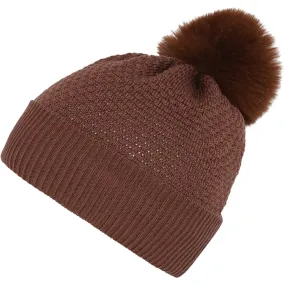 MP Danmark 97502 Oslo Wool Beanie - Fake Fur Soft Brown