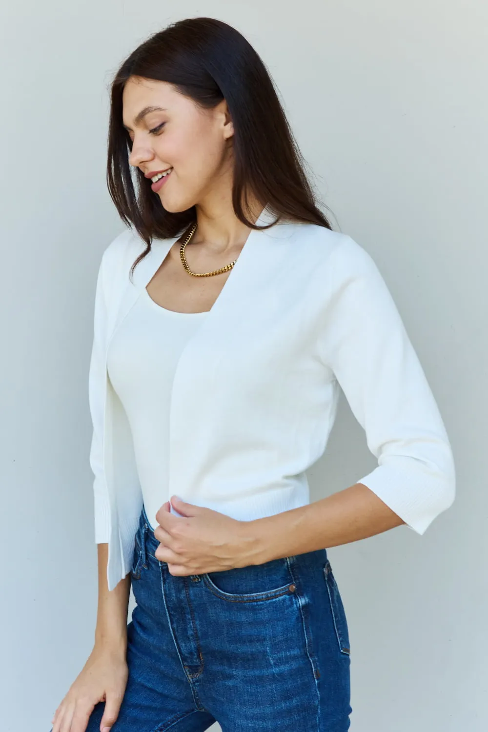 My Favorite Cropped Cardigan