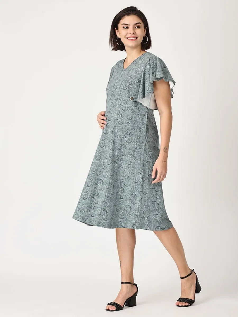 Mystic Spiral Maternity and Nursing Dress