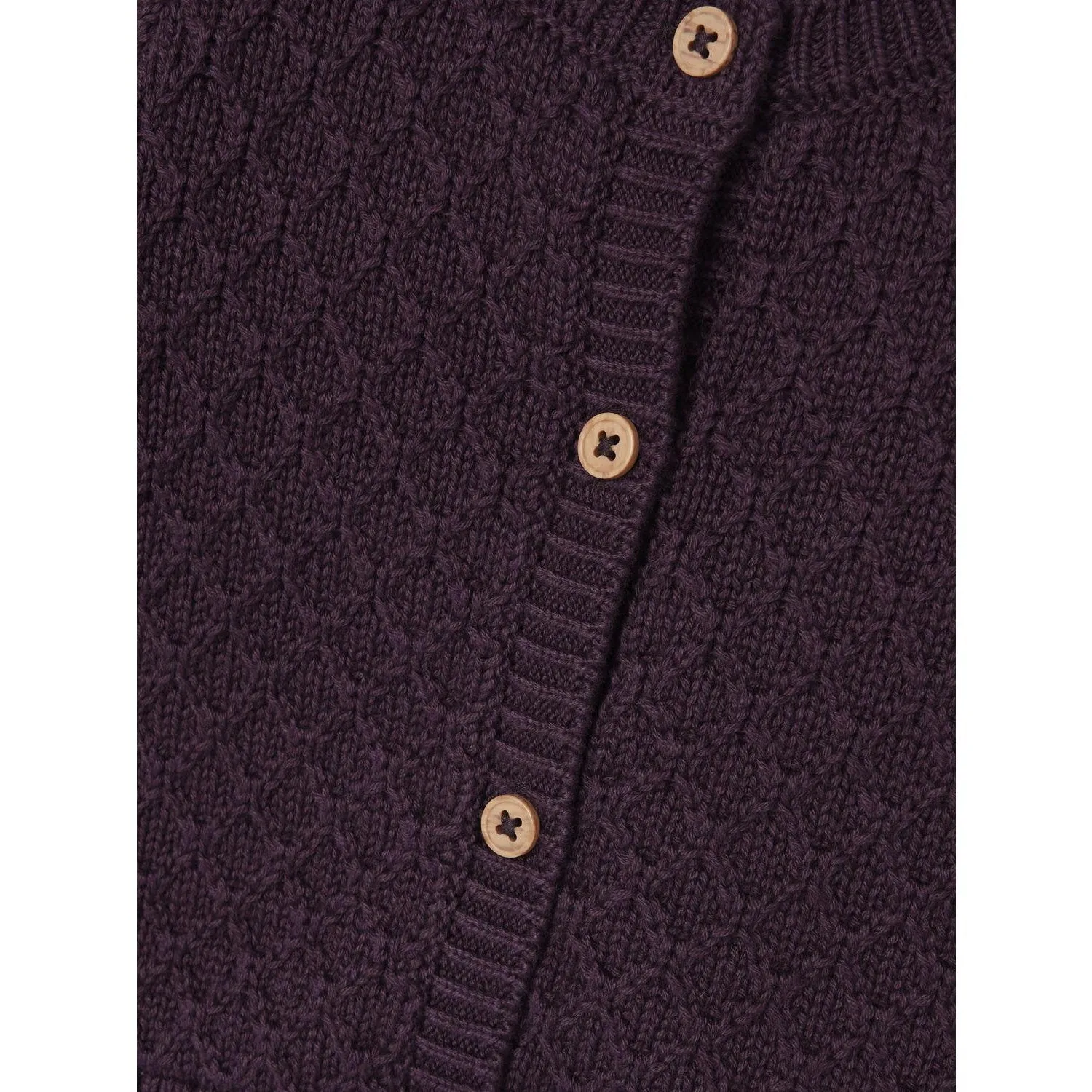 Name It Plum Perfect Lomille Knit Cardigan