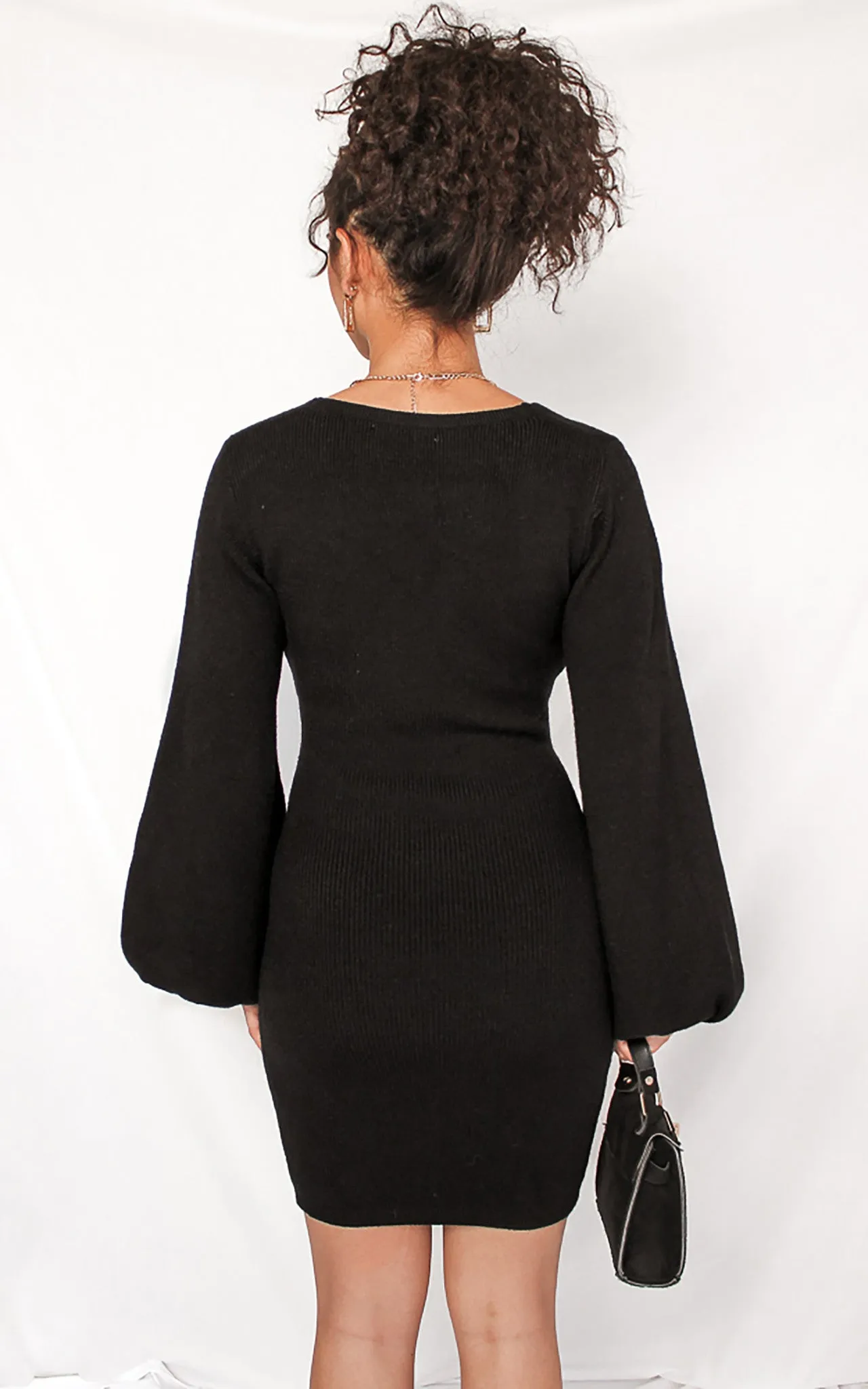 Norwich Knit Dress - Black