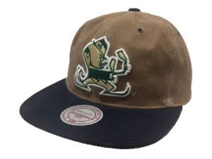 Notre Dame Fighting Irish Mitchell & Ness Vintage Snapback Flat Bill Hat Cap