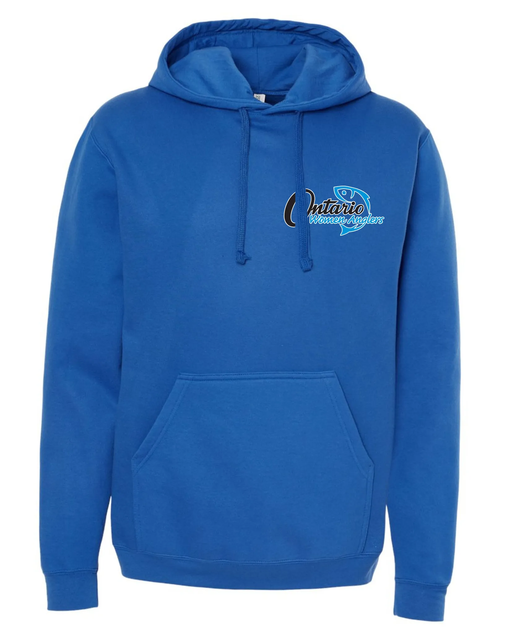 Ontario Women Anglers Adult Hoodie — Royal or Heather Royal