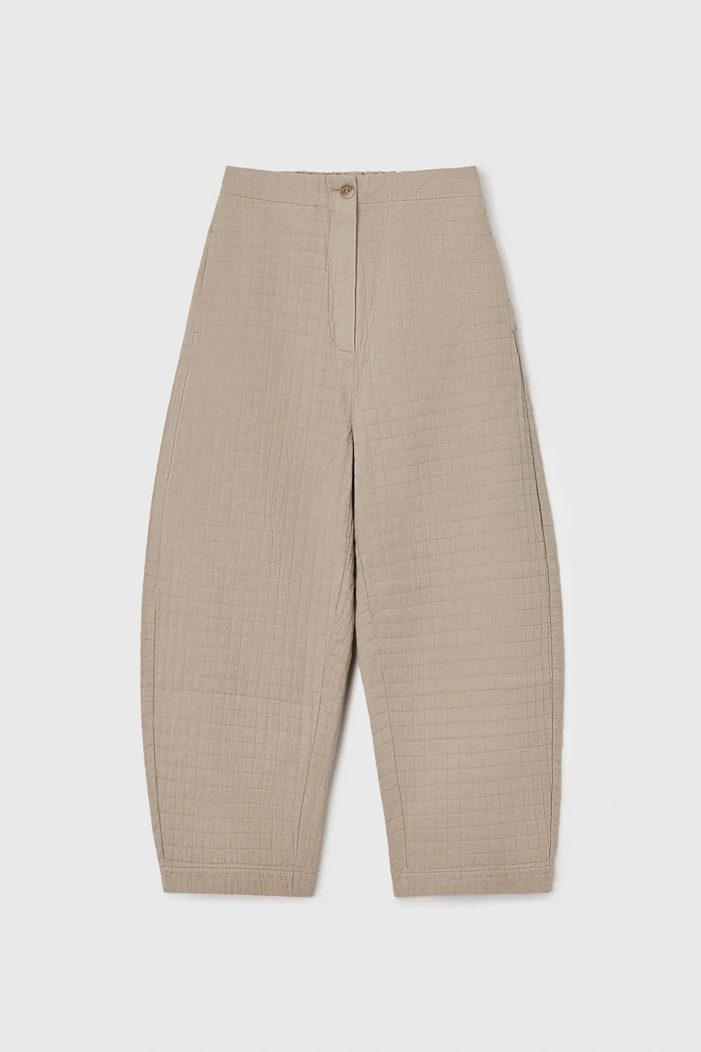 Padded Curved Pants, Toasted