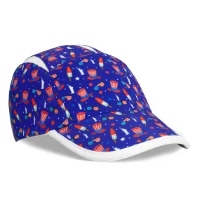 Patriotic USA Blue Running Hat