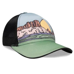 Peeking Sun 5 Panel Trucker Hat