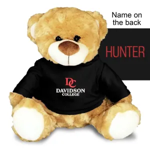 Personalized Davidson Wildcats Primary Lockup 10" Plush Bear