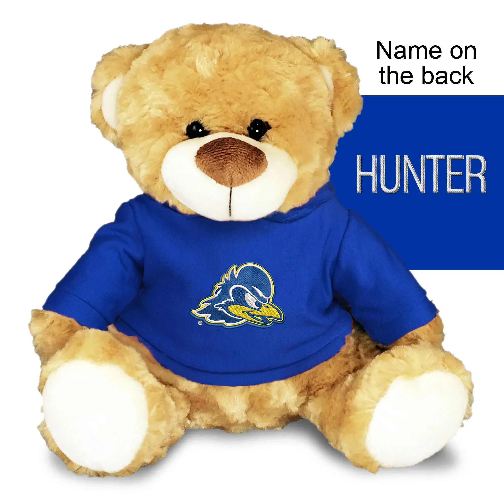 Personalized Delaware Fightin' Blue Hens 10" Plush Bear