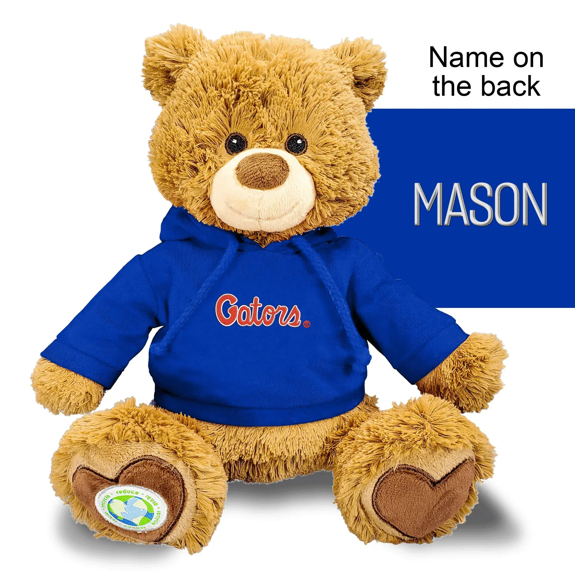 Personalized Florida Gators Script Gators 10" Plush Bear