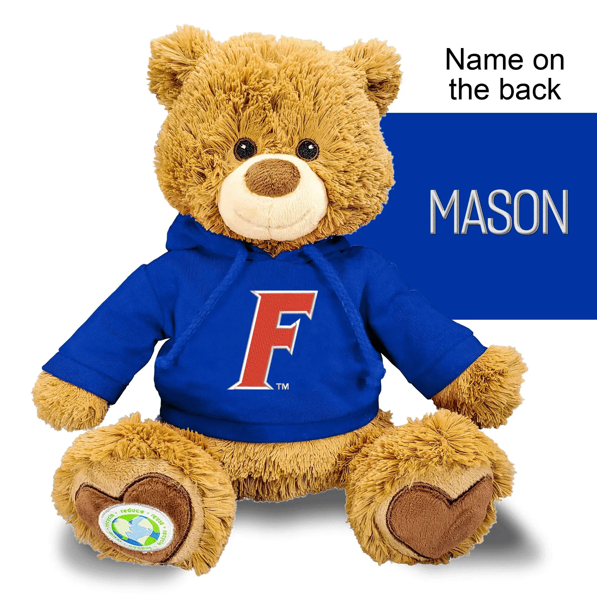 Personalized Florida Gators Slanted F 10" Plush Bear