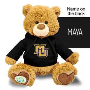 Personalized Marquette Golden Eagles 10" Plush Bear 2