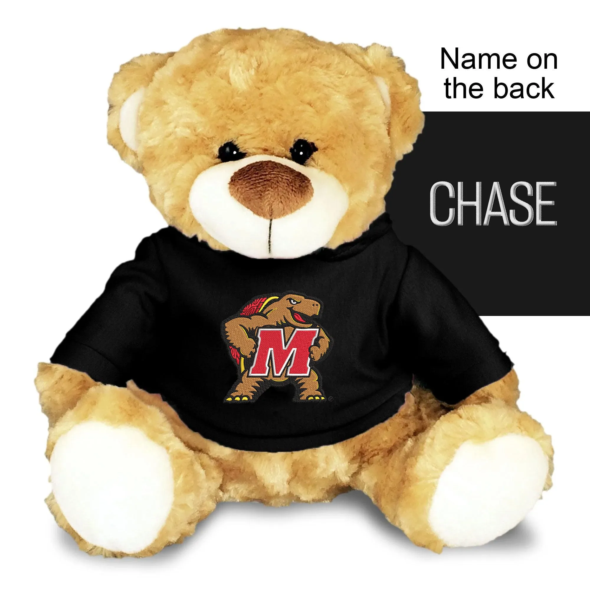 Personalized Maryland Terrapins Mascot 10" Plush Bear