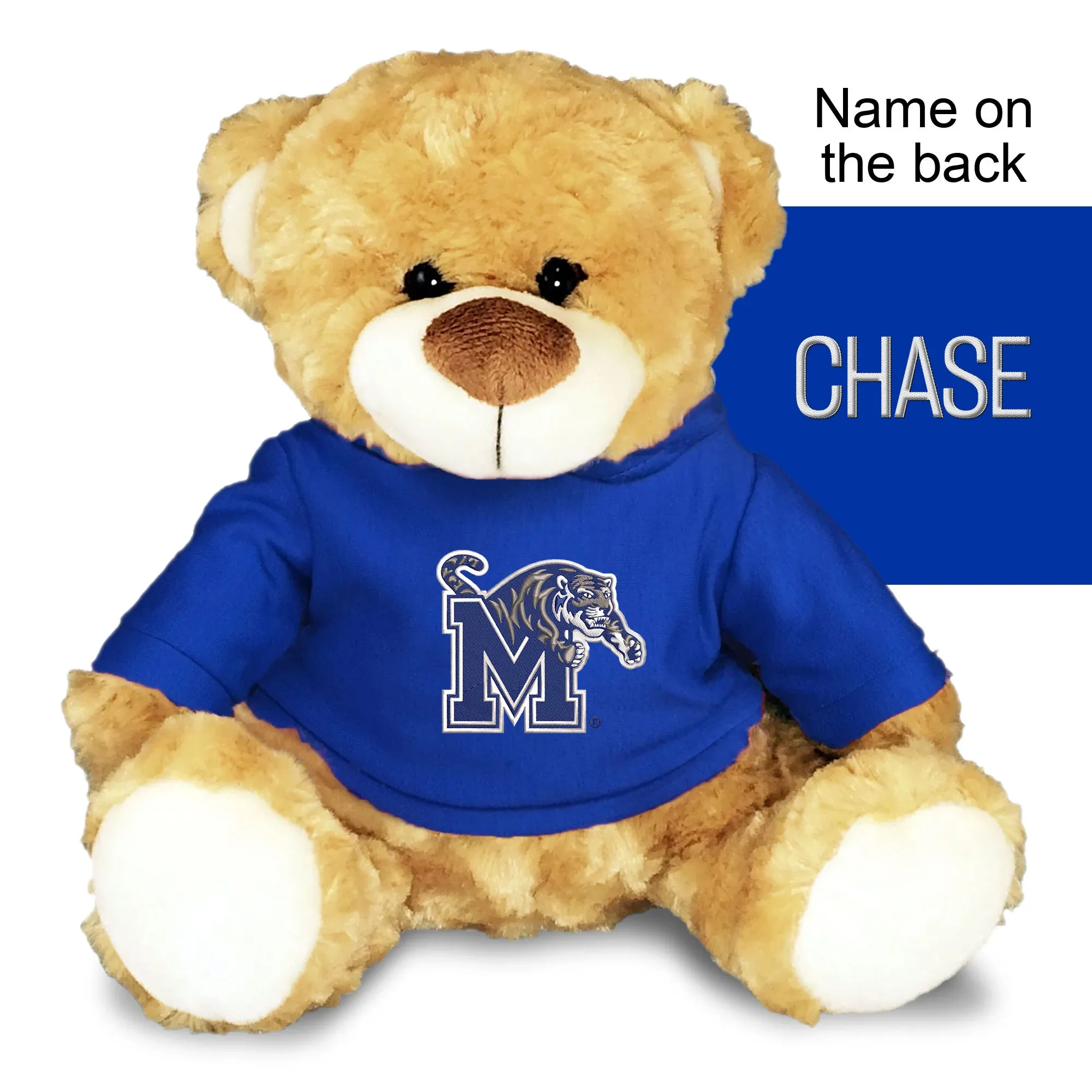 Personalized Memphis Tigers  10" Plush Bear