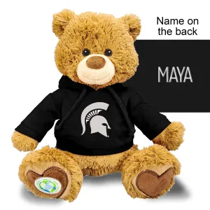 Personalized Michigan State Spartans 10" Plush Bear 2