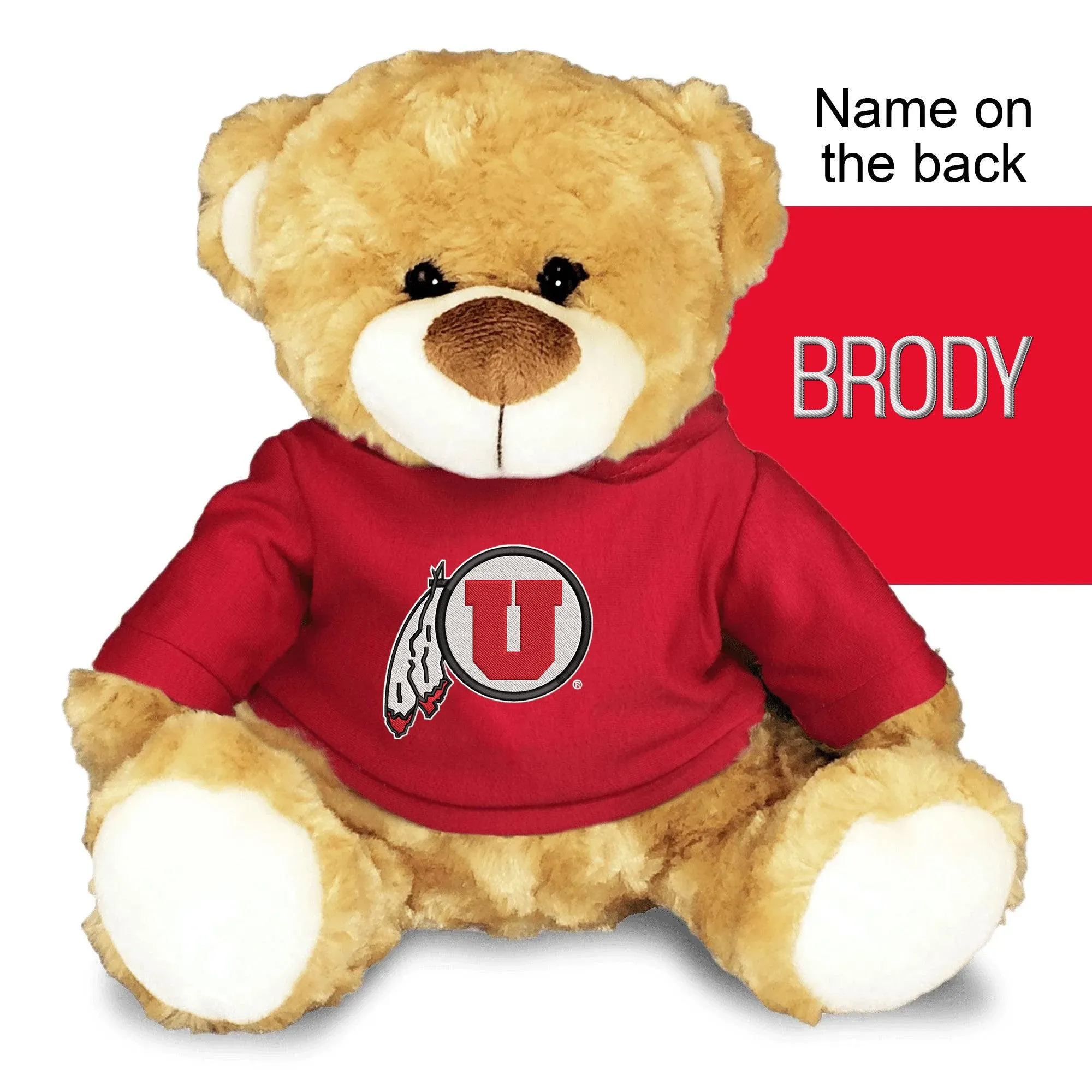 Personalized Utah Utes 10" Plush Bear