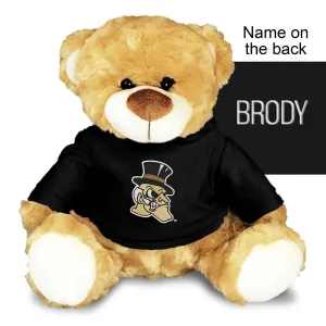 Personalized Wake Forest Demon Deacons Deacon Head 10" Plush Bear