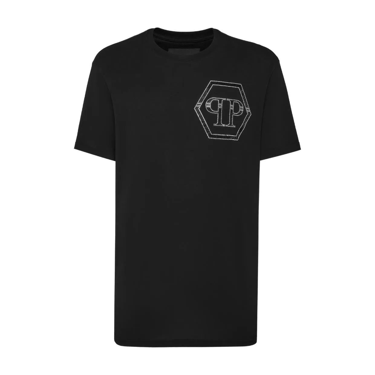 Philipp Plein Black SS Hexagon T-Shirt