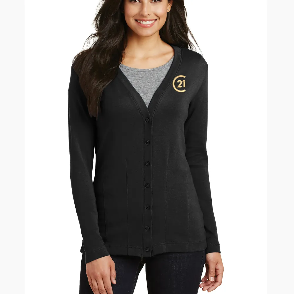 Port Authority® Ladies Modern Stretch Cotton Cardigan