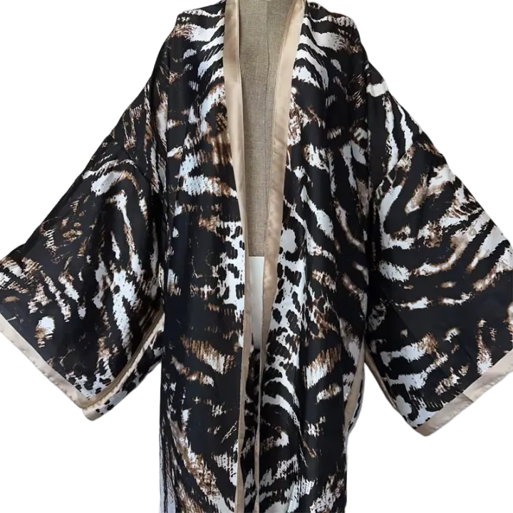 Pre Order:  Stylish Leopard Print Kimono Cardigan - WINI