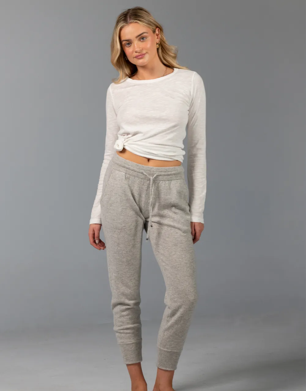 Relaxed Pants in Platinum