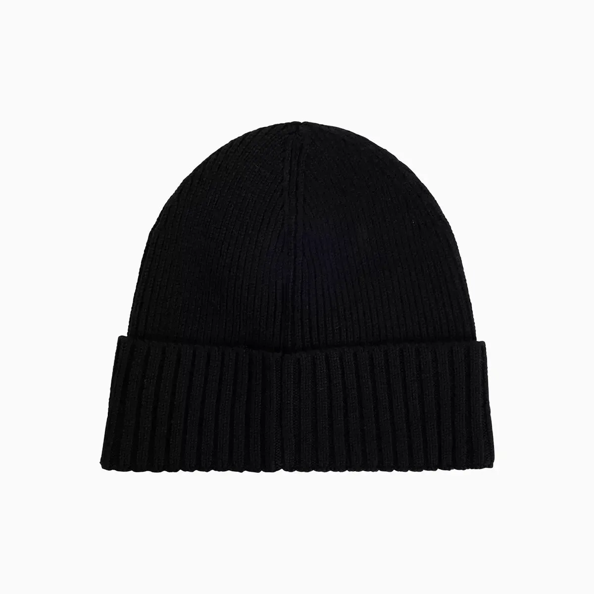 Ribbed Beanie Hat In Virgin Wool