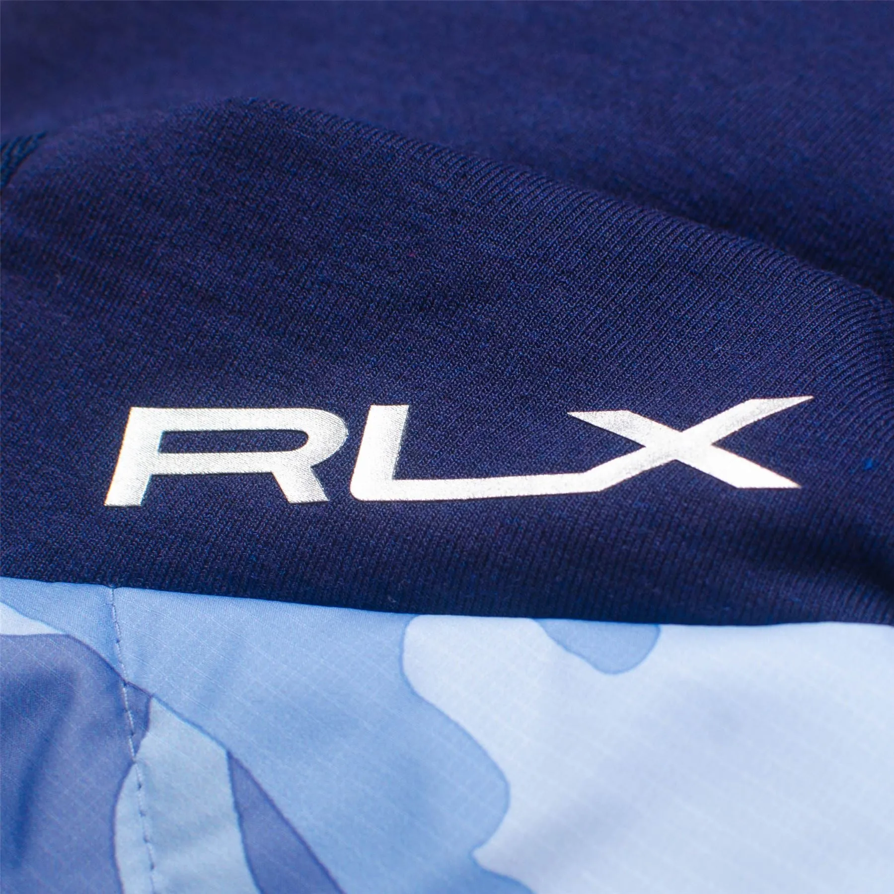 RLX Cool Wool Hybrid Vest French Navy/Camo Driver - SS23