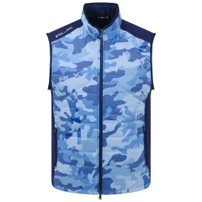 RLX Cool Wool Hybrid Vest French Navy/Camo Driver - SS23