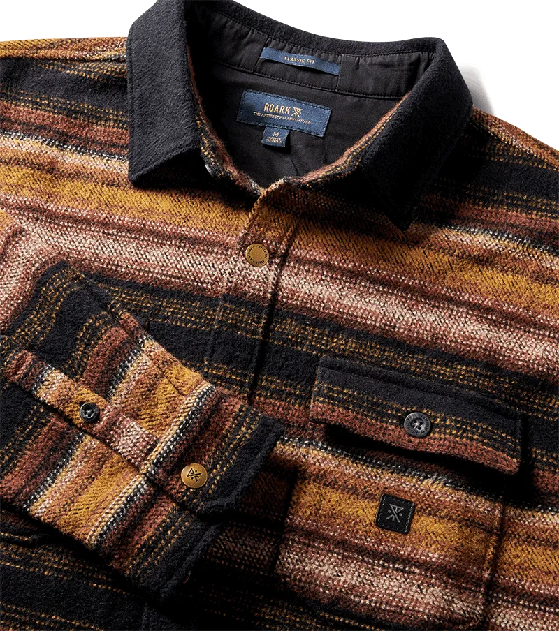 Roark Nordsman Cotton Flannel Shirt - Brown