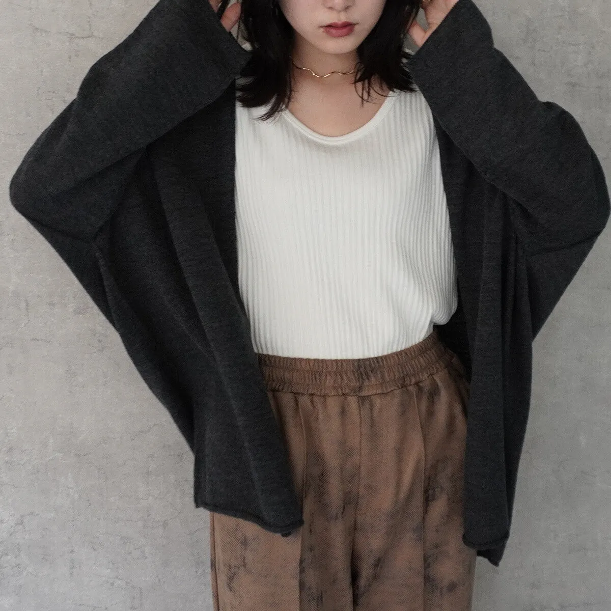 SATO | Wool Topper Cardigan