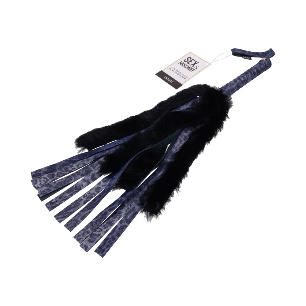 Sportsheets Sex & Mischief Cougar Faux Fur Flogger