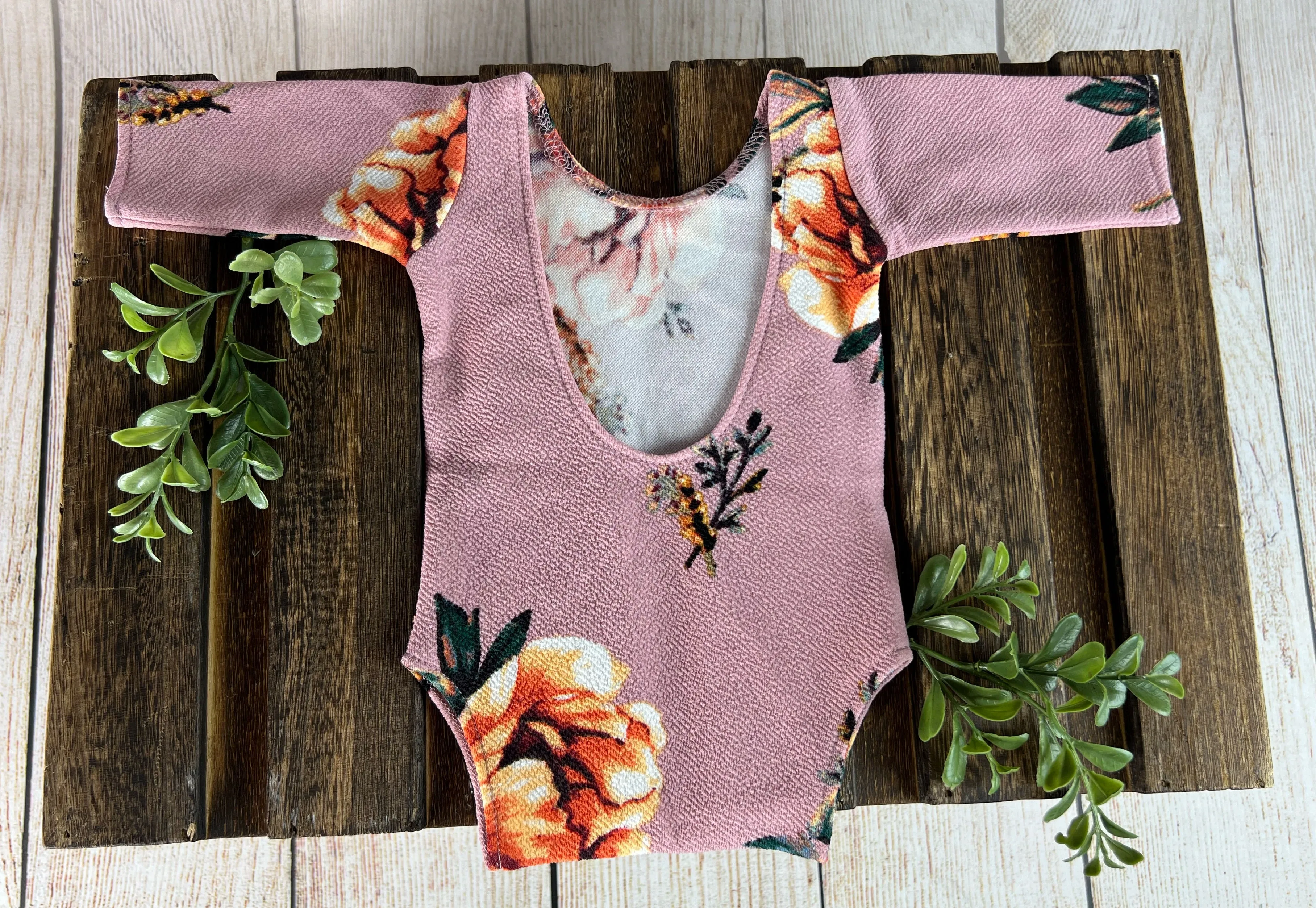 Stitch Romper - Textured - Floral 2