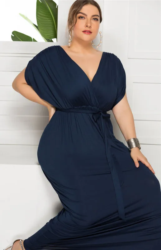 Stylish Maternity Solid Knit Everyday Dress for Spring-Summer