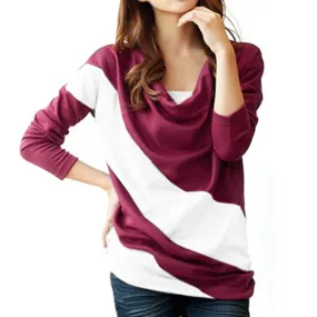 Stylish Polo Autumn Long Sleeve Blouse