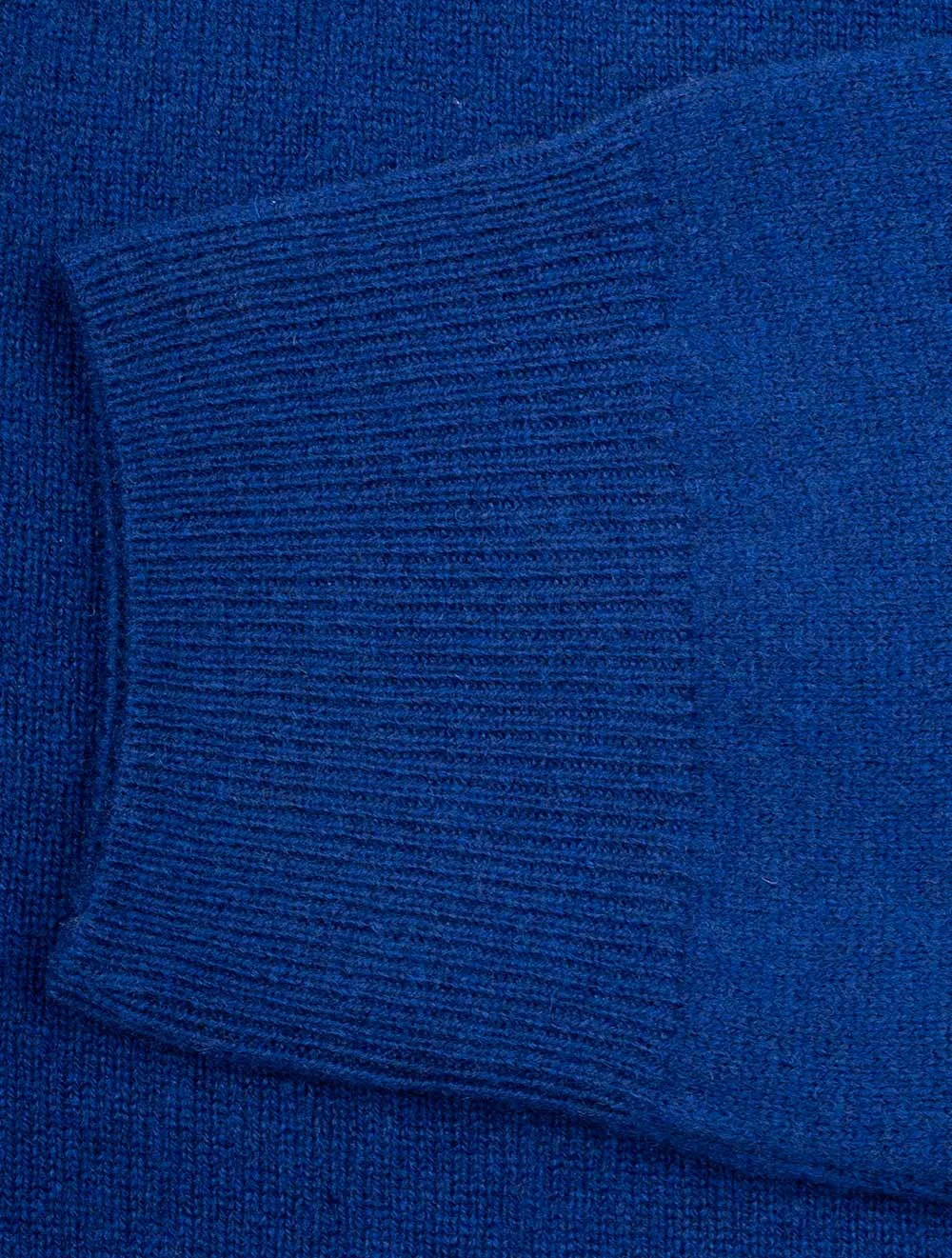 Superfine Lambswool V Neck College Blue