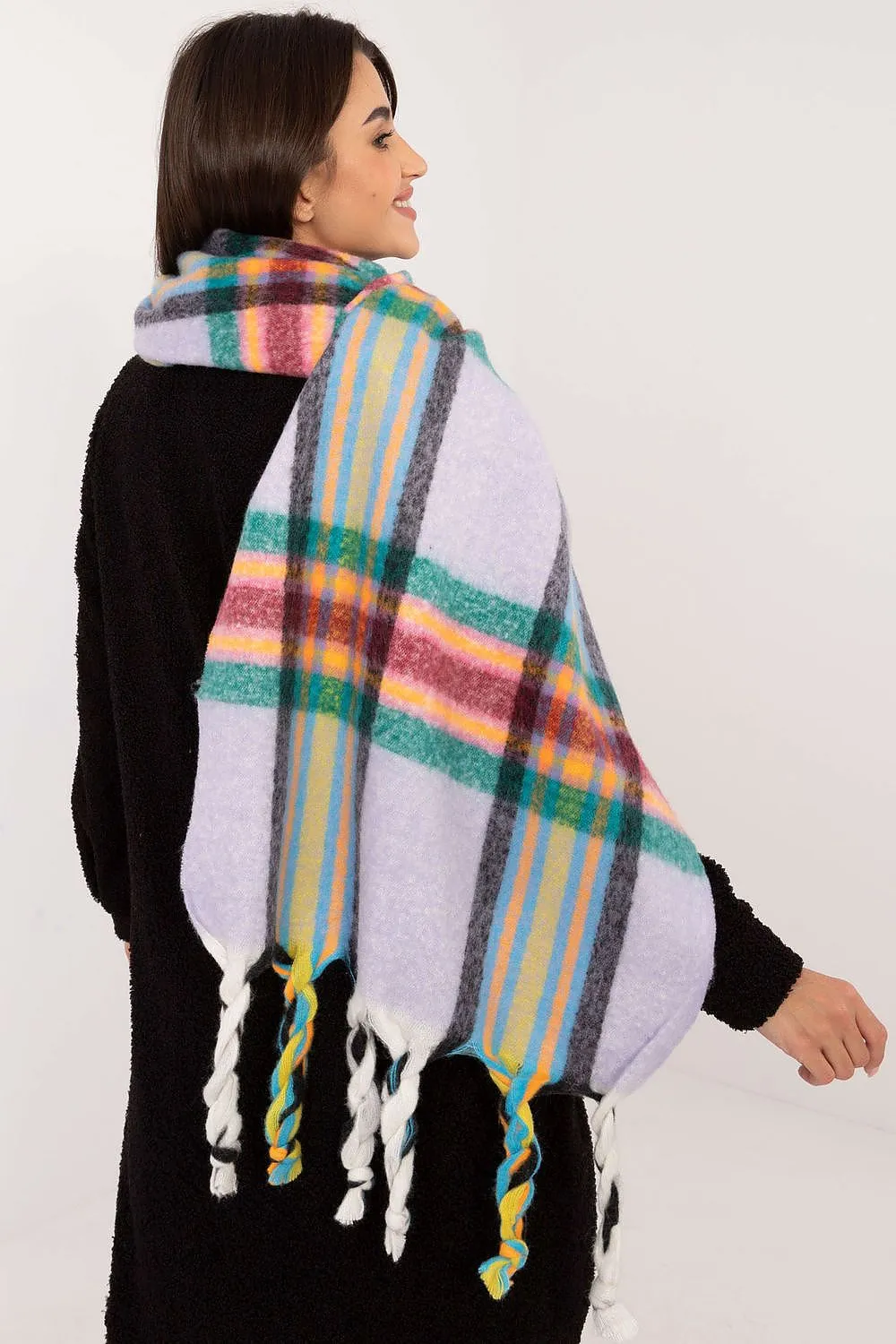 TEEK - Checkered Fringe Scarf