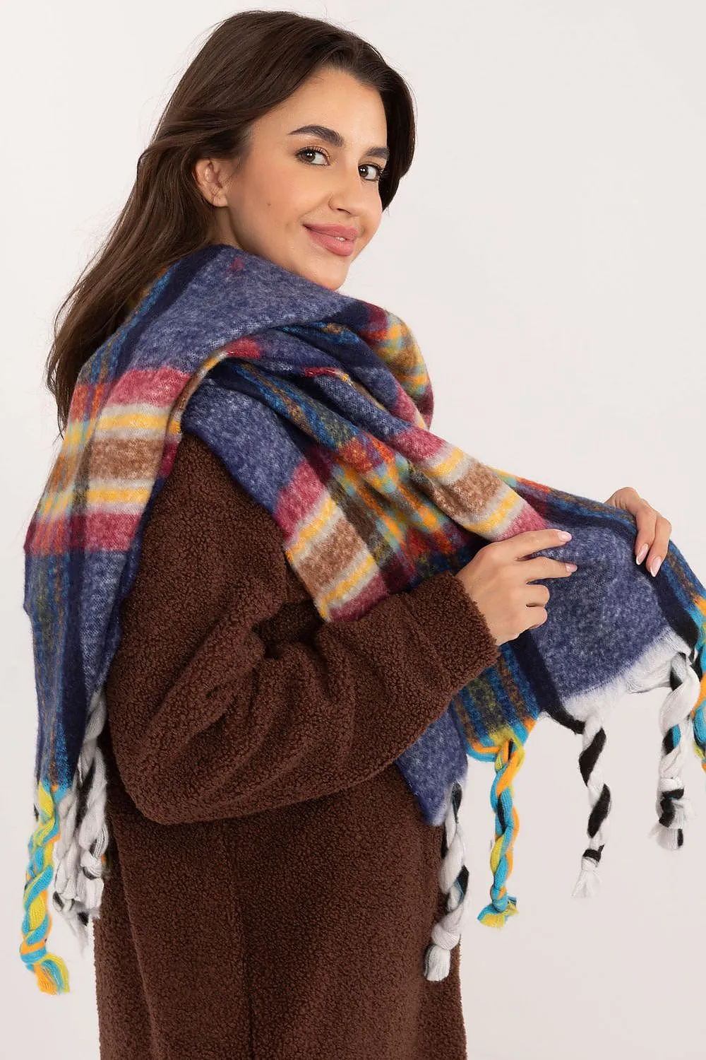 TEEK - Checkered Fringe Scarf