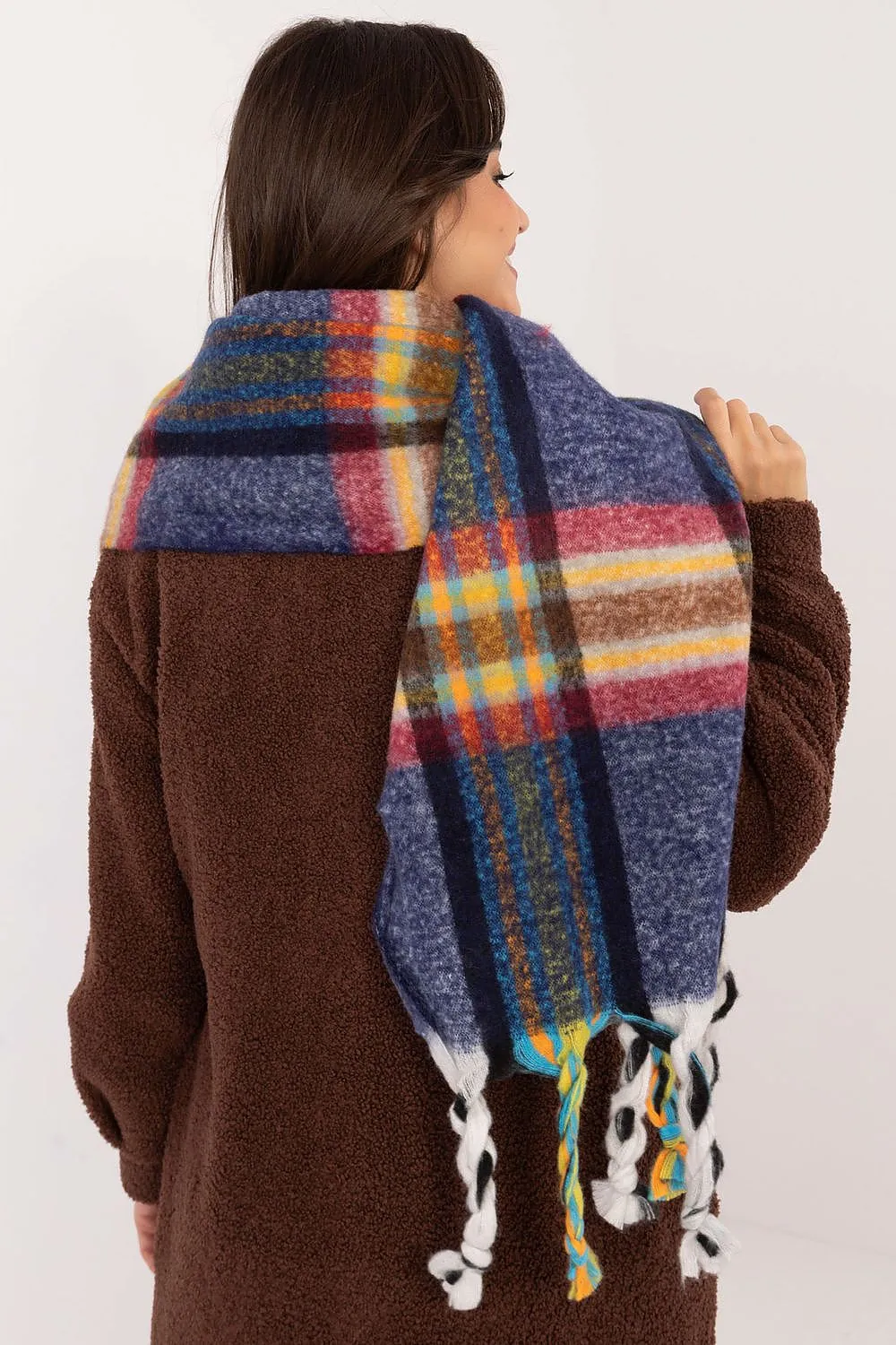 TEEK - Checkered Fringe Scarf