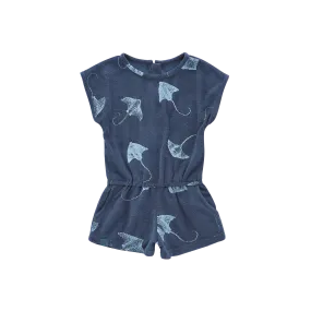 Terry Romper | Navy