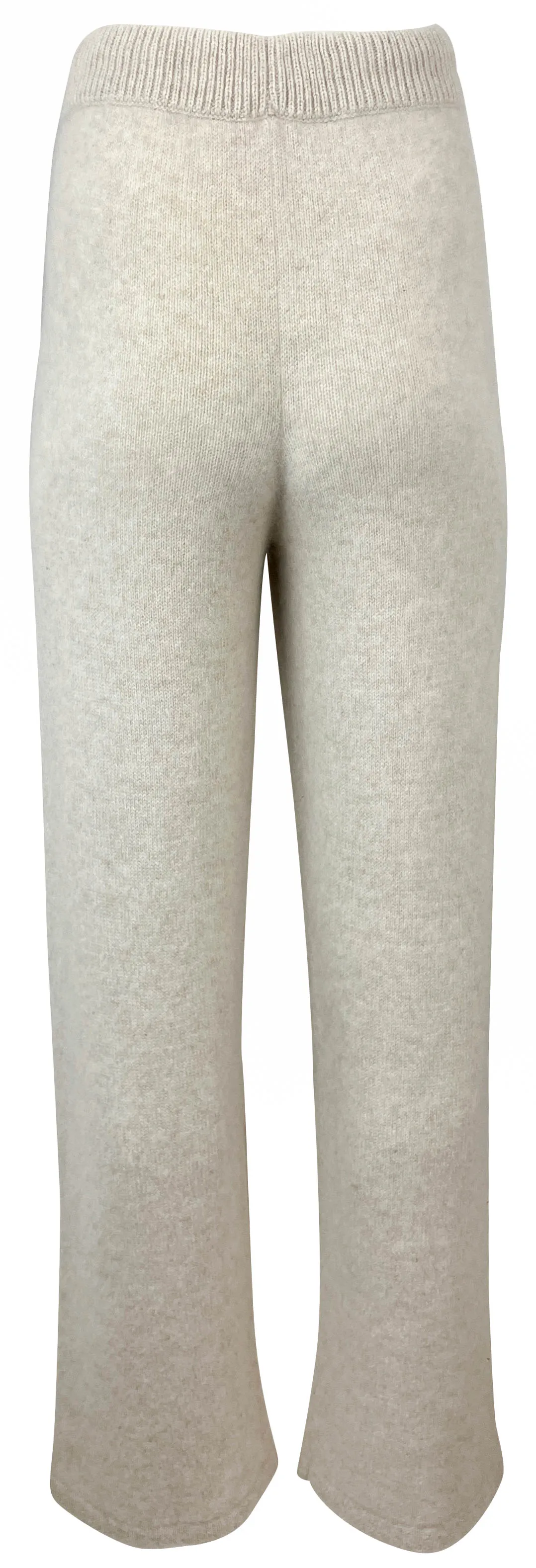 The Elder Statesman Cashmere Lounge Pants in Cream