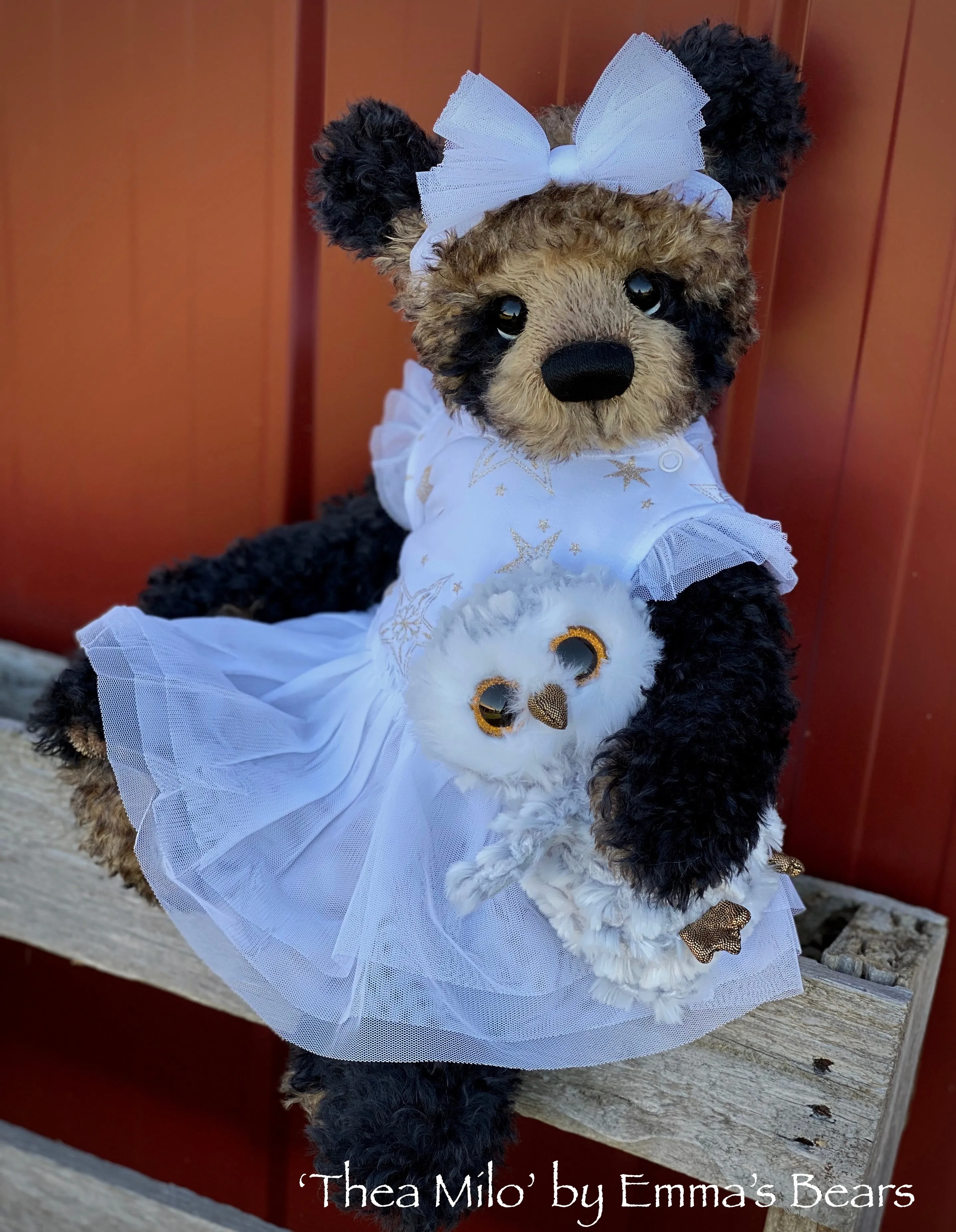 Thea Milo - 18" Artist Baby Bear by Emma's Bears - OOAK