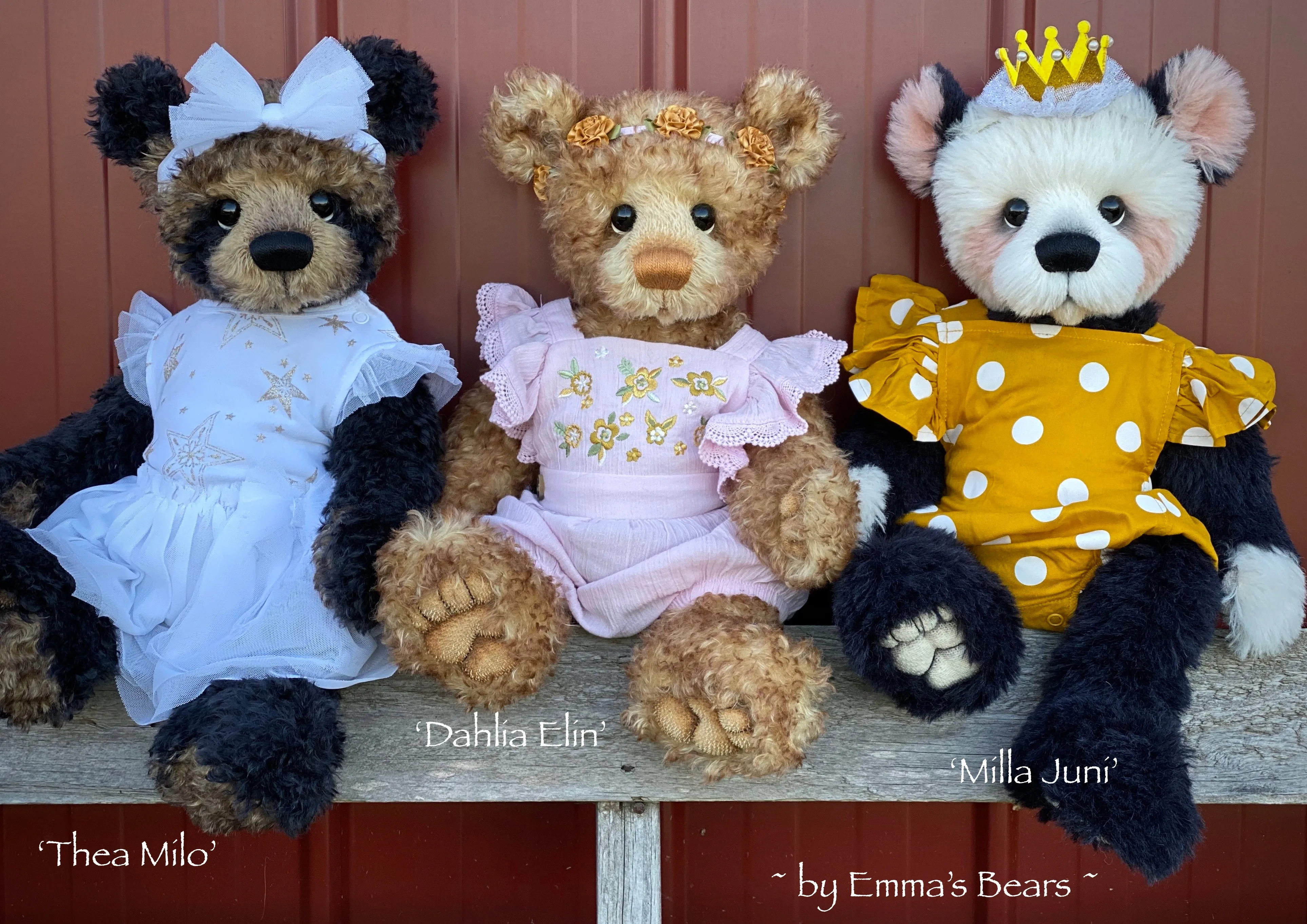 Thea Milo - 18" Artist Baby Bear by Emma's Bears - OOAK