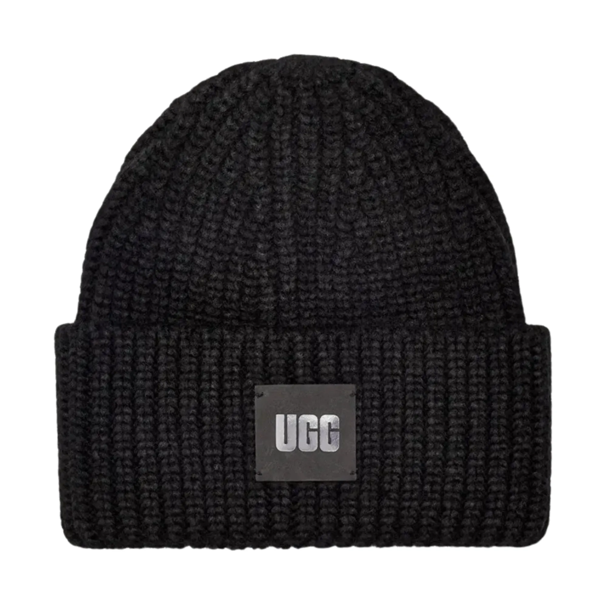 UGG Womens Chunky Rib Beanie Black