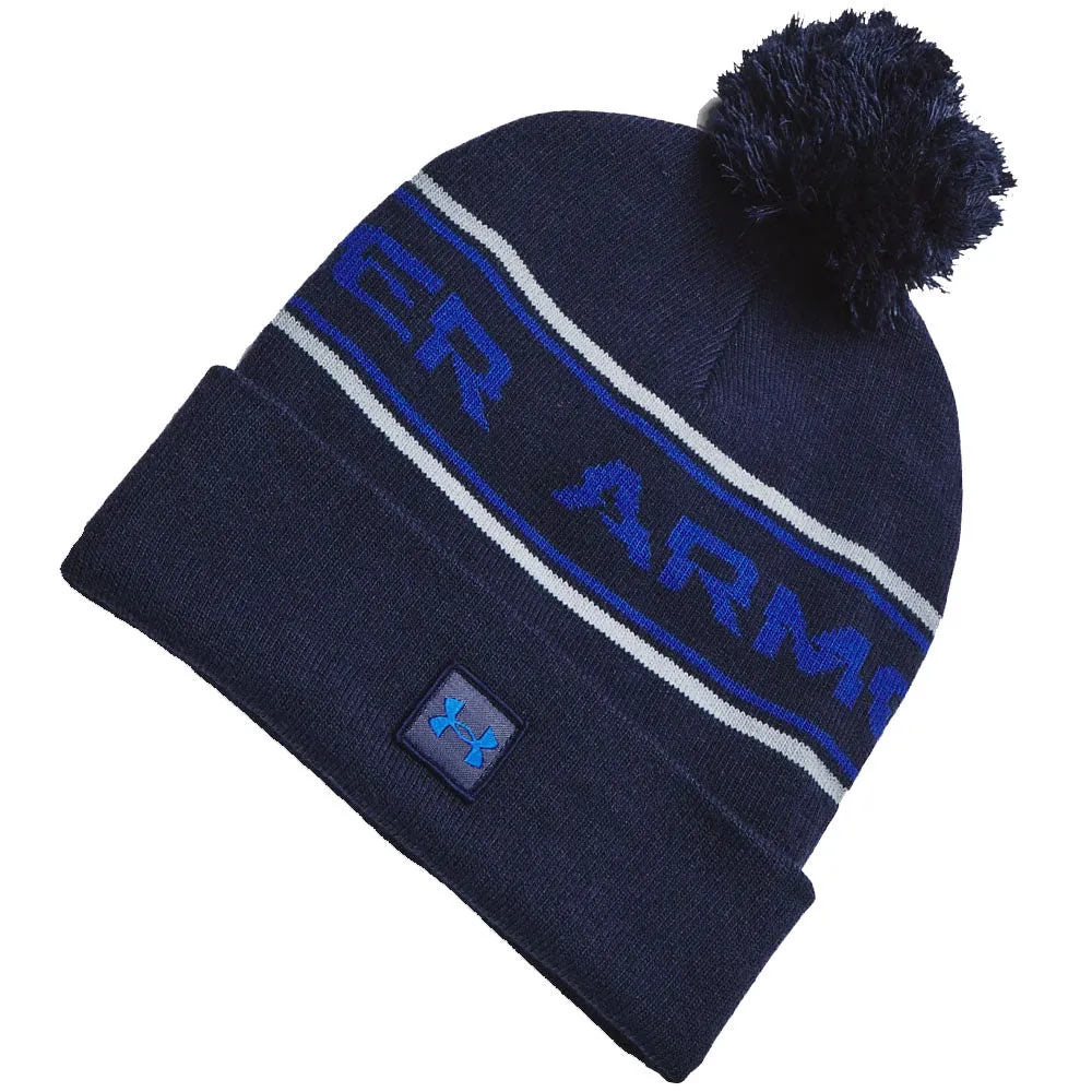 Under Armour Halftime Pom Beanie - Midnight Navy