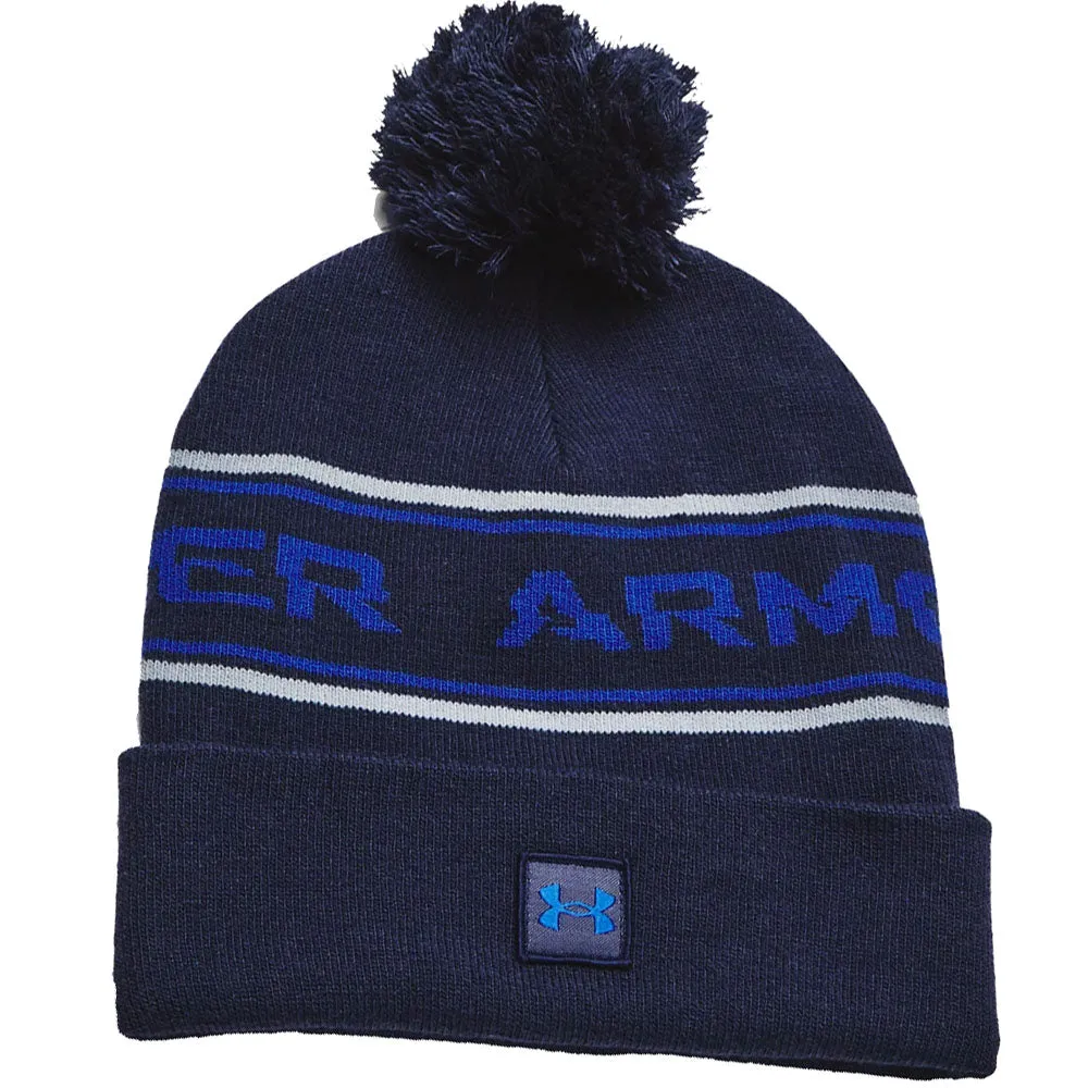 Under Armour Halftime Pom Beanie - Midnight Navy