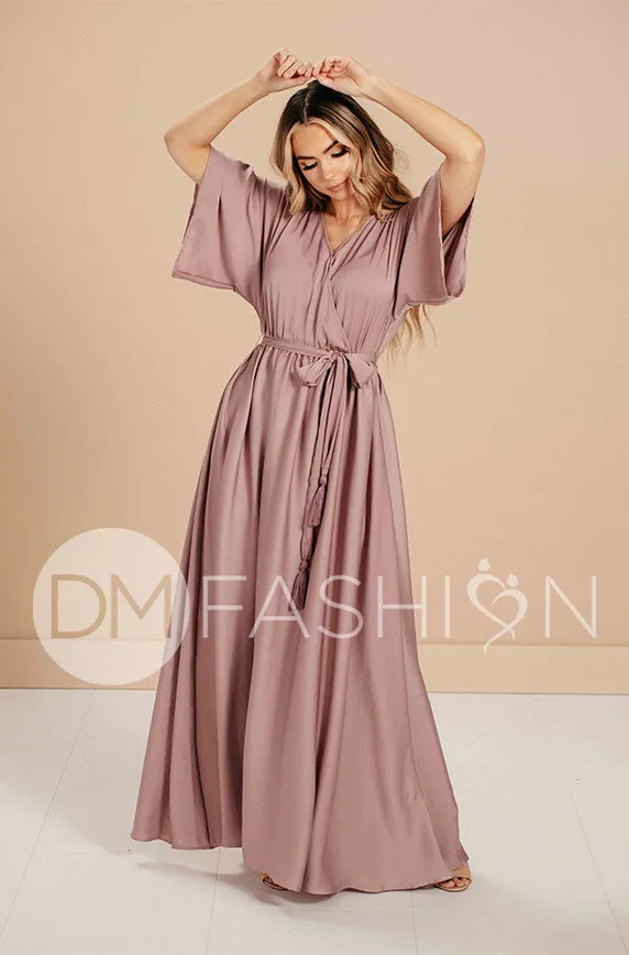 Venus Misty Mauve Maxi - DM Exclusive - Nursing Friendly - Maternity Friendly - FINAL SALE