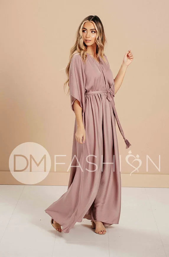 Venus Misty Mauve Maxi - DM Exclusive - Nursing Friendly - Maternity Friendly - FINAL SALE