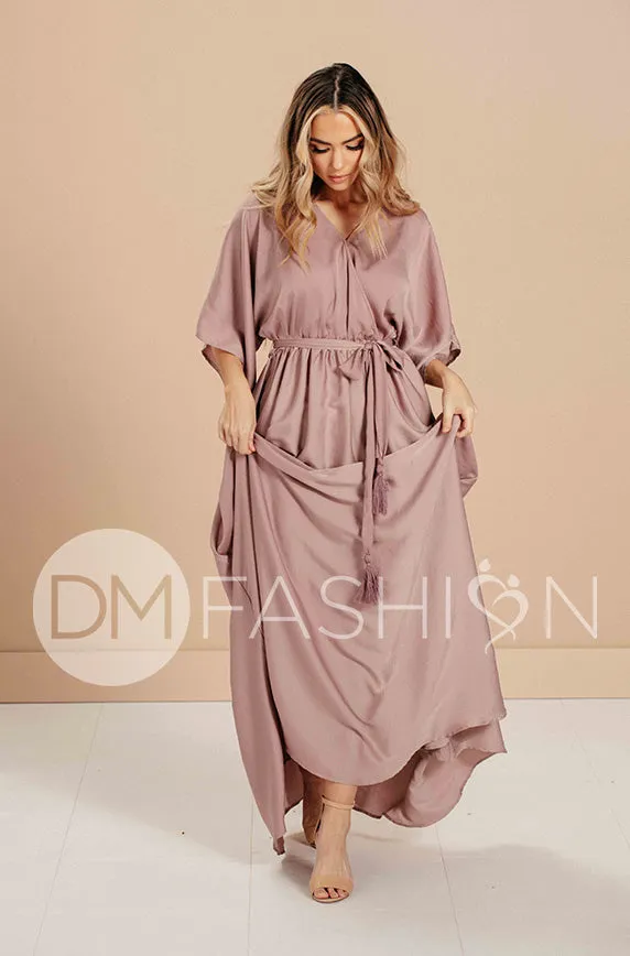 Venus Misty Mauve Maxi - DM Exclusive - Nursing Friendly - Maternity Friendly - FINAL SALE