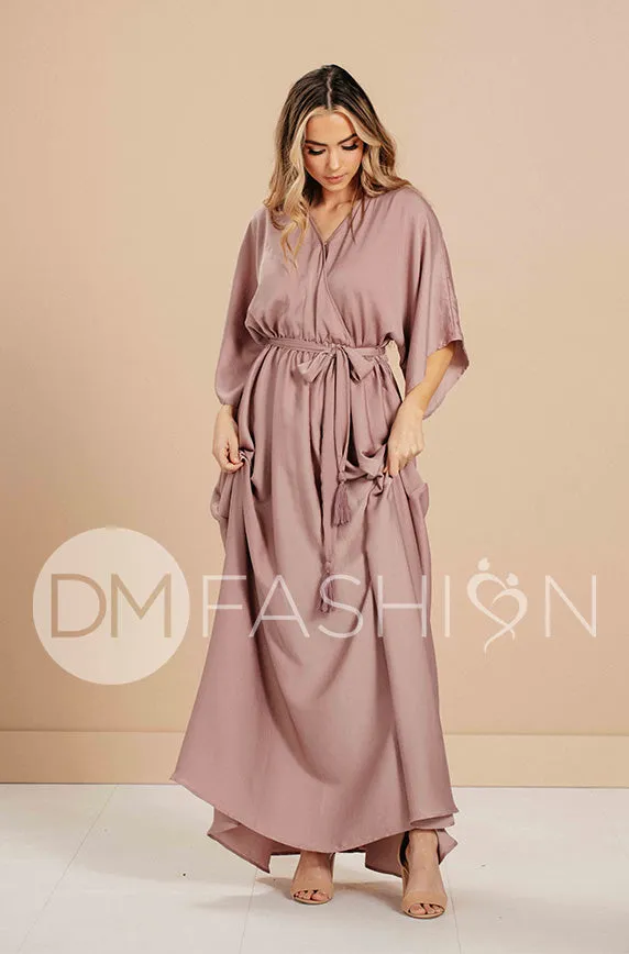 Venus Misty Mauve Maxi - DM Exclusive - Nursing Friendly - Maternity Friendly - FINAL SALE